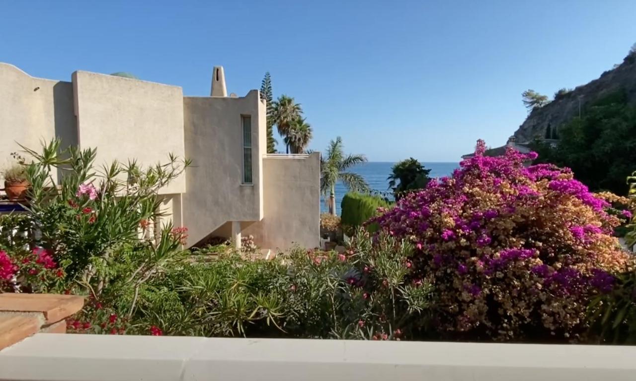 Almuñécar Espectacular Casa En La Playa Con Piscina Privadaヴィラ エクステリア 写真